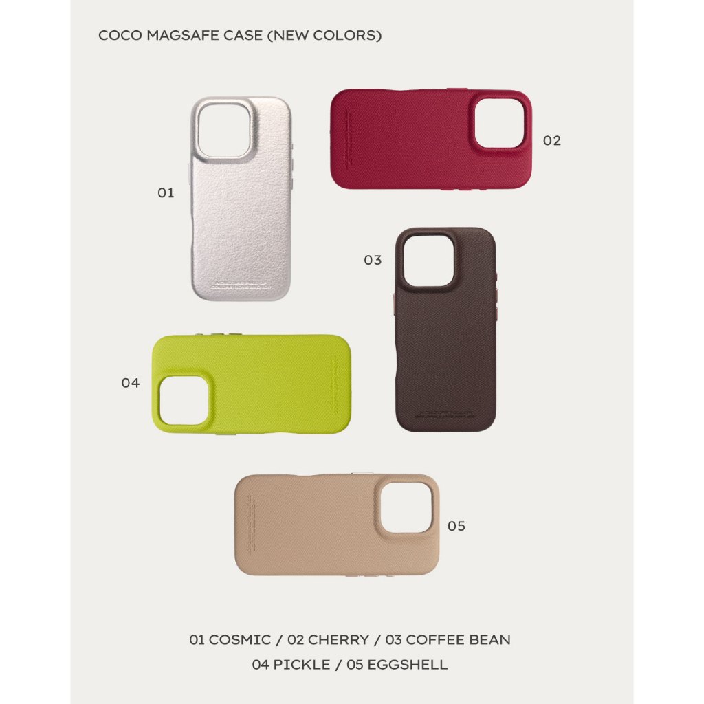 COCO CASE (สีใหม่) เคสแม่เหล็กทำจากหนังเกรนMicrofiber ไม่แนะนำใส่เคสกับโทรศัพท์ที่ติดฟิล์มรอบเครื่อง/ฟิล์มกล้อง