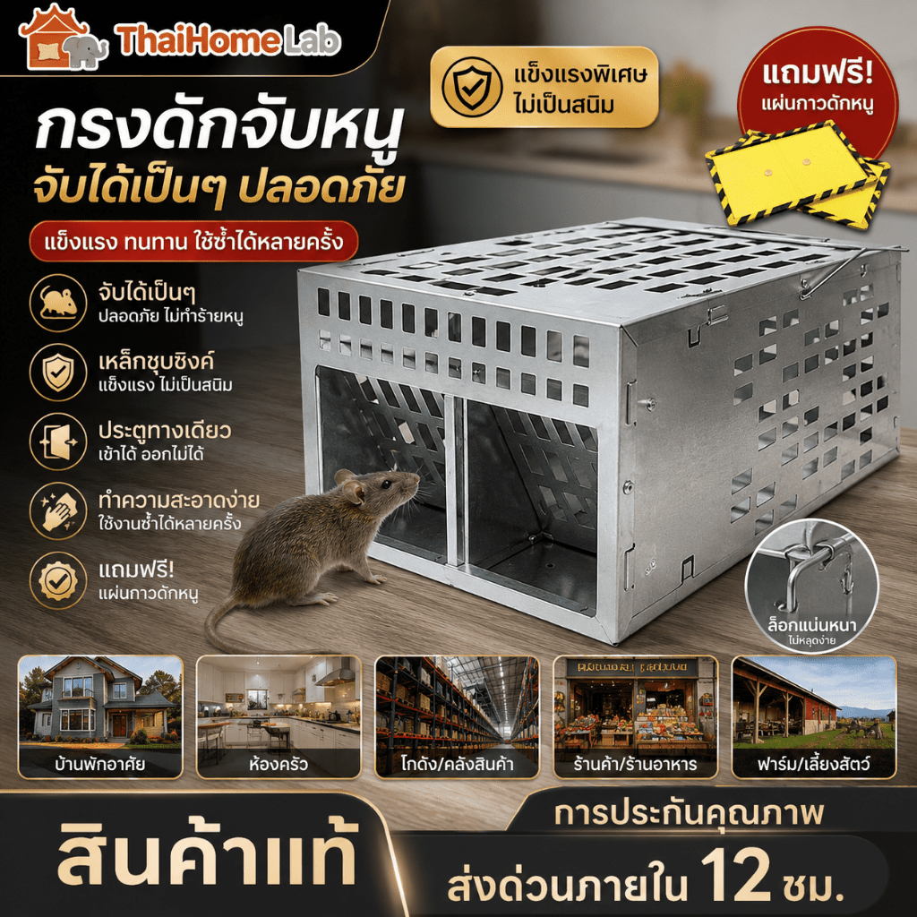 กับดักหนูสองประตู กับดักหนู กรงดักหนู กรงดักหนูอัตโนมัติ โรงงานราคาส่งโรงงานราคาถูกรับประกันของแท้ ที่ดักหนู กับดักหนูสำ