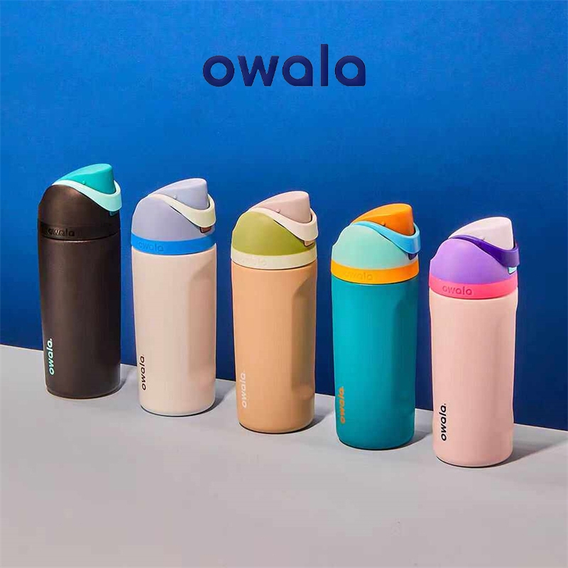 พร้อมส่ง Owala Kid's FreeSip 16 oz. / 473 ml. ขวดน้ำเก็บความเย็น Stainless Steel