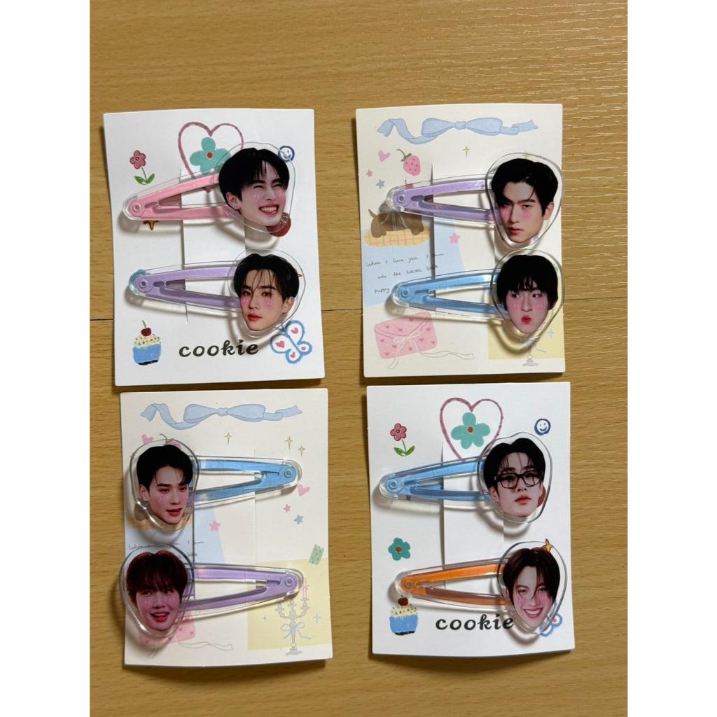 กิ๊บติดผม รูปหน้าศิลปิน งานอคริลิค  มีแบบคู่และแบบเดี่ยว