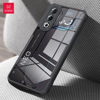 XUNDD Case ใช้สำหรับ Nubia V70 Max Air Neo2 Neo 3 GT Neo 5 Pro เคสโทรศัพท์มือถือกันตก ต่อต้านรอยขีดข่วน ขอบยาง TPUหลังใส