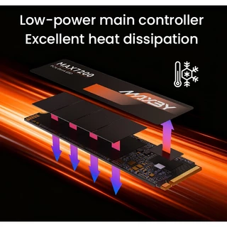 MAXBY MAX7200 SSD 1TB M.2 2280 NVMe PCIe 4.0 ความเร็ว 7200MB/s สำหรับเล่นเกม PS5 ประกอบคอม ตัดต่อวิดีโอ รับประกัน 5 ปี