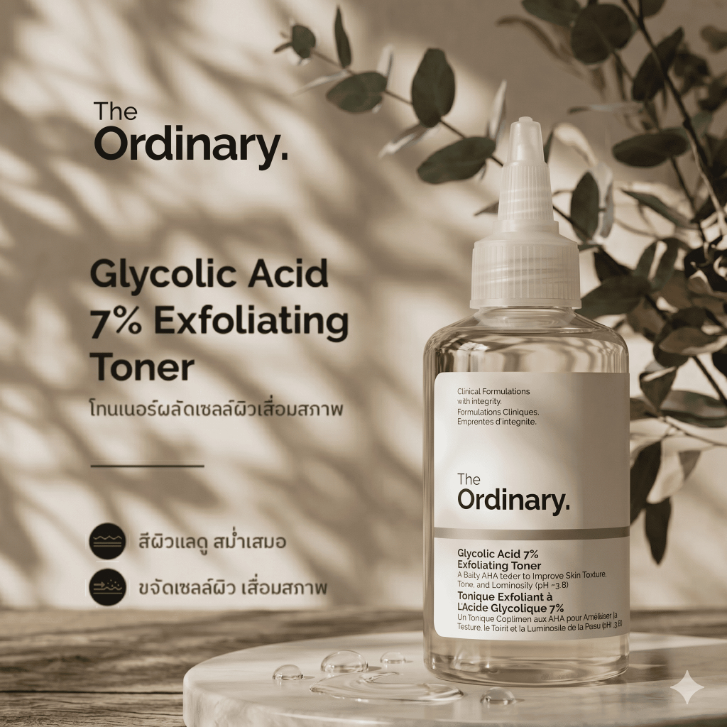 โทนเนอร์ The Ordinary สำหรับดูแลผิวหน้า