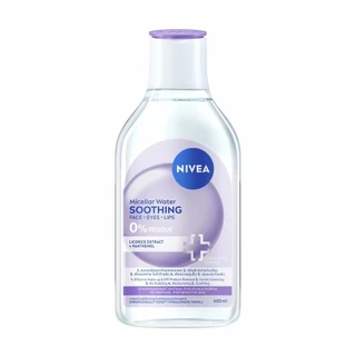 นีเวีย ไมเซล่า วอเตอร์ ซูทธิง 400 มล. NIVEA MICELLAR WATER SOOTHING 400 ml