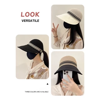 หมวกบัคเก็ตทรงแก๊ป ปีกกว้าง กันแดด ระบายอากาศดี เกาหลี แฟชั่น 2026 พร้อมส่ง