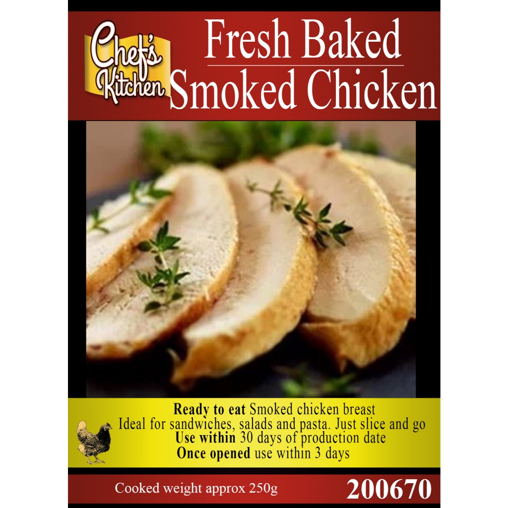 🍗Smoked chicken breast 500g (250gx2) - อกไก่รมควัน พร้อมทาน 500กรัม (250กรัมx2ชิ้น)🍗
