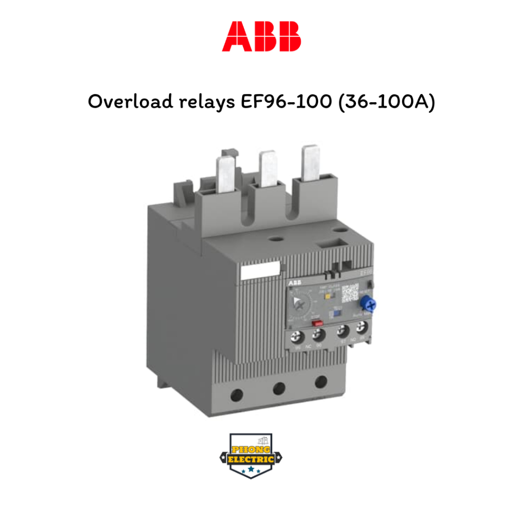 ABB แมกเนติก คอนแทคเตอร์ Overload relays EF96-100 (36-100A)