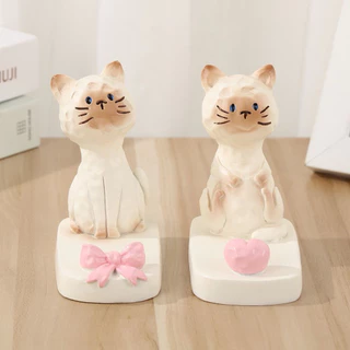 ✨ส่งพรุ่งนี้ไม่พรีย์✨ ที่วางโทรศัพท์แมวแบบตั้งโต๊ะ สาระพัดแมว 🐱