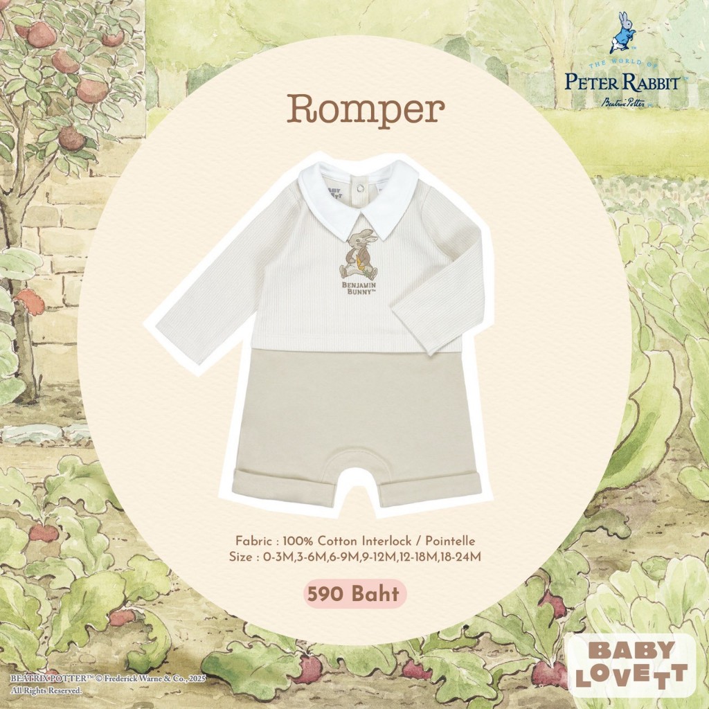 [Babylovett] 18 (Ep.3) Peter Rabbit - Romper