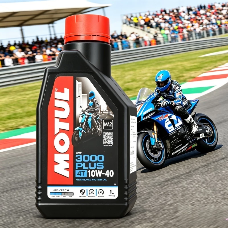 Motul 3000 Plus Genuine 4T 10W-40 1L for All 4-Stroke Motorcycles
