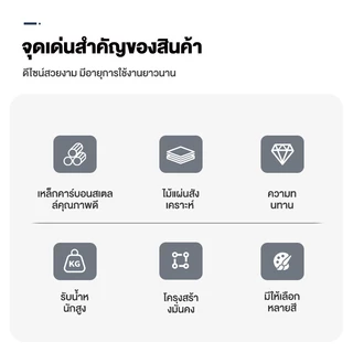 E-TIFE ราวแขวนเสื้อผ้าเหล็กอเนกประสงค์ – อุปกรณ์จัดระเบียบภายในบ้านสำหรับแขวนเสื้อผ้า กระเป๋า และหมวก