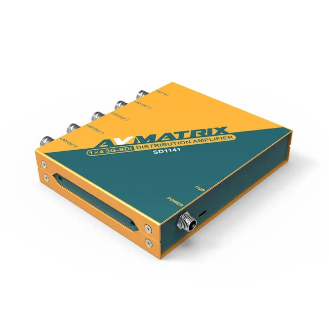 AVMATRIX (SD1141) 1:4 SDI Re-clocked Distribution Amplifer