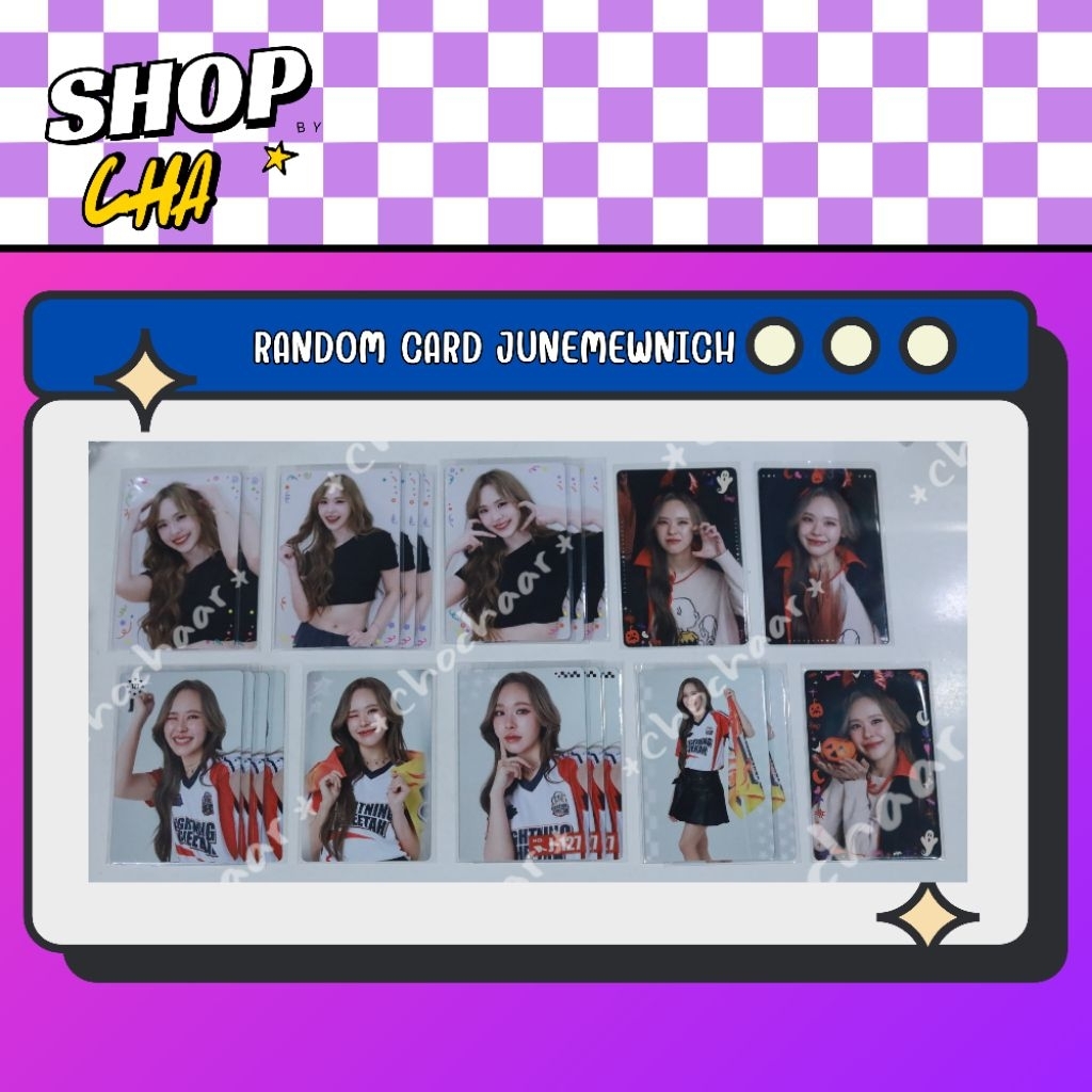 {พร้อมส่ง} Random card Junemewnich | จูนมิวนิค