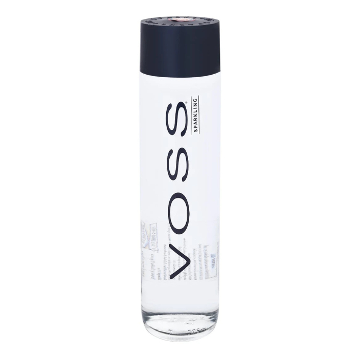 น้ำแร่โซดา ขวดแก้ว ขนาด 375 มล. ตรา วอสส์ - Sparkling Water Glass Bottle 375ml VOSS brand