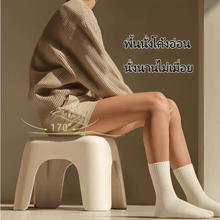 【เก้าอี้สตูลพลาสติก】เก้าอี้พลาสติกทรงเตี้ย ใช้นั่งภายในครัวเรือน น้ำหนักได้ 200kg แข็งแรงทนทาน PP คุณภาพดี ไม่มีกลิ่นฉุน