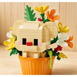 SR NEW เลโก้ตัวต่อการ์ตูนดอกไม้ Mini Block น่ารักมาก ของสะสมสุดฮิต DIY
