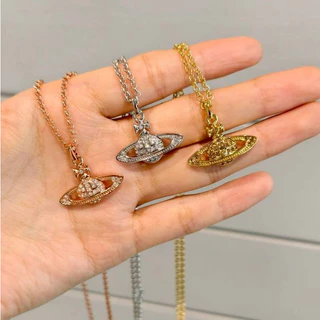 พร้อมส่ง‼️New💎Vivienne Westwood Mini Bas Relief Necklace⚡️ของแท้💯ผ่อน0%10เดือน