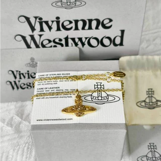 พร้อมส่ง‼️New💎Vivienne Westwood Mini Bas Relief Necklace⚡️ของแท้💯ผ่อน0%10เดือน