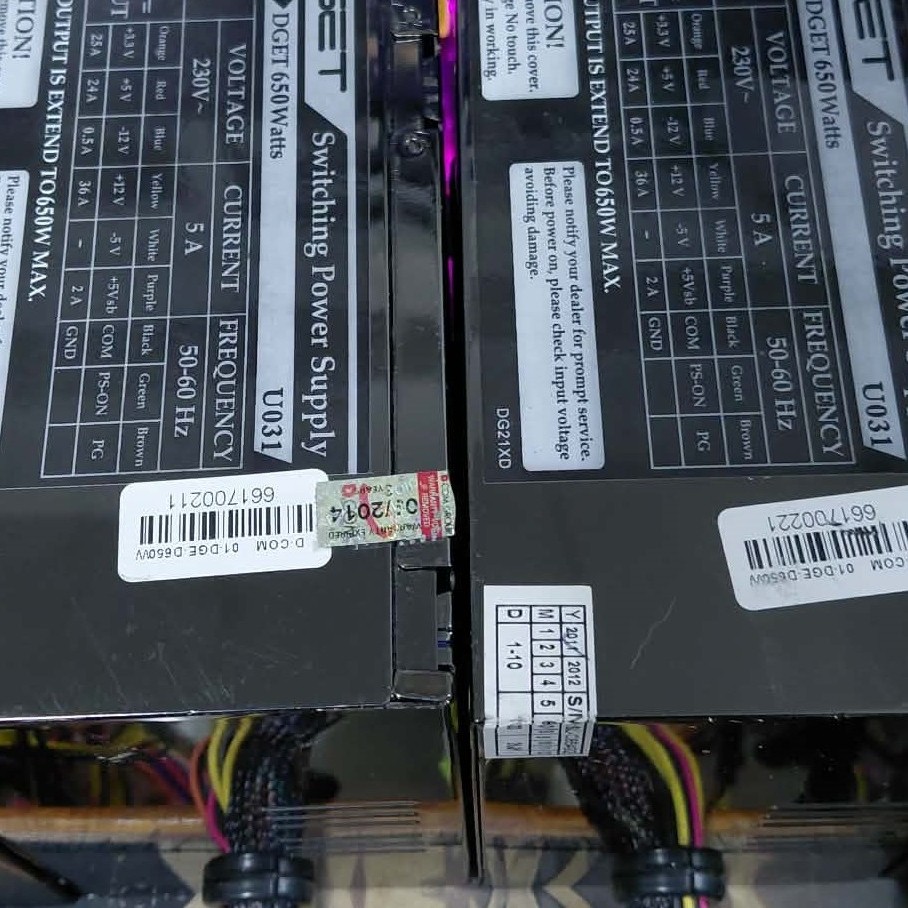PSU DGET 650 W Full MAX
