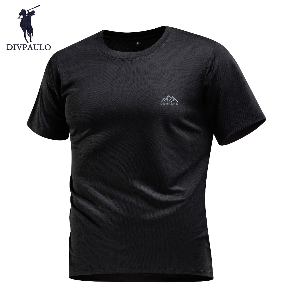 DIVPAULO 3321-XS เสื้อกีฬาแขนยืด ผ้าแห้งเร็ว ระบายอากาศดี เนื้อผ้าไอซ์ซิลค์ นุ่มพิเศษ ใส่ได้ทั้งผู้ชายและผู้หญิง