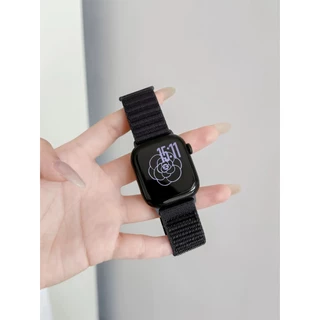 พร้อมส่ง สายผ้า Nylon ขนนุ่น ใช้ได้กับ Smart Watch 11 10 9 8 7 6 5 4 3 2 1 Se Ultra CD5GPro AI11 H26mini CO10mini WS11