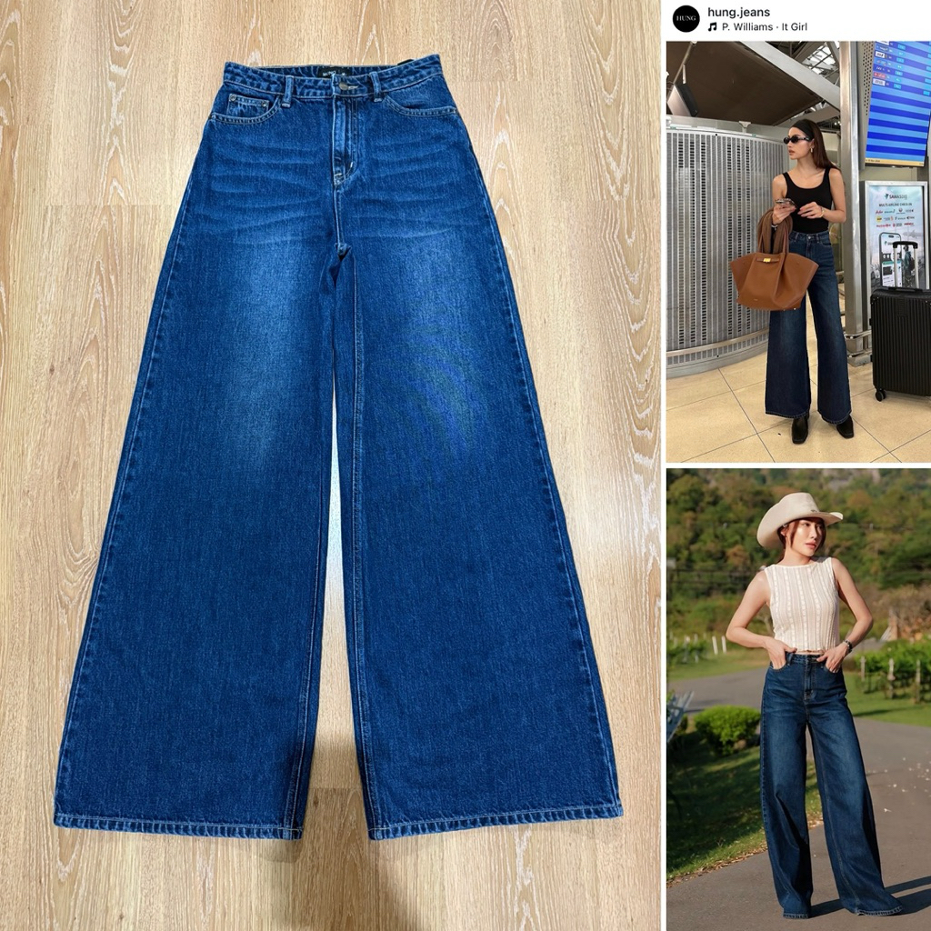 (ใช้โค้ดลดได้) hung mona jeans