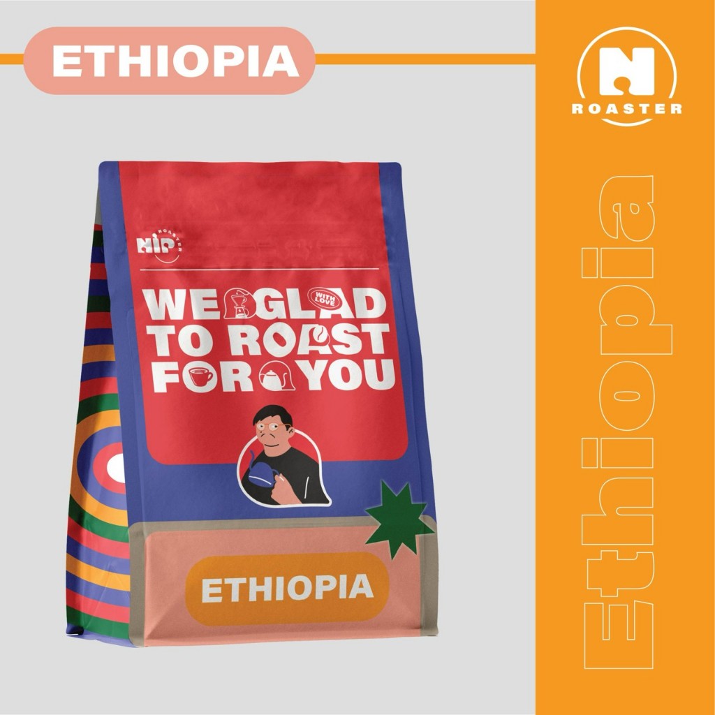 [NiP COFFEE] เมล็ดกาแฟ Ethiopia มีหลายขนาดให้เลือก (150g และ 250g)