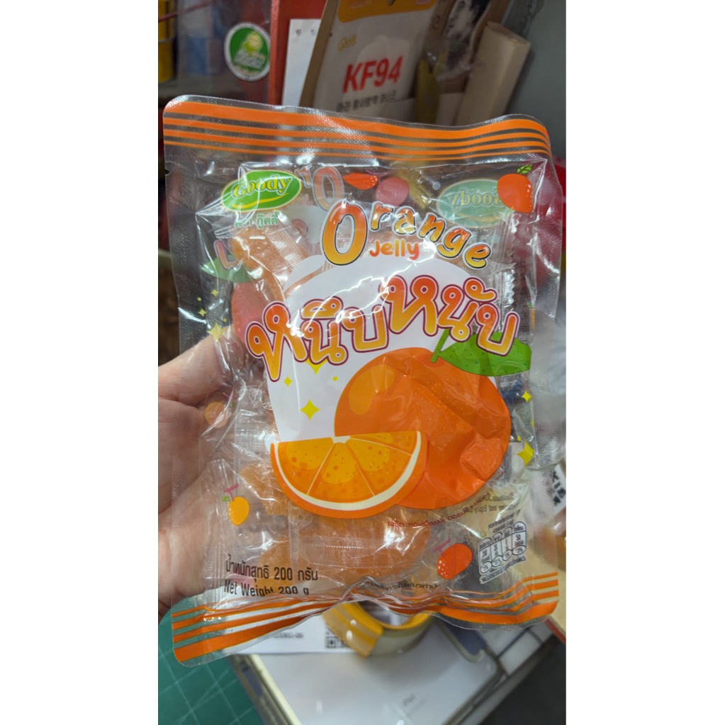 เยลลี่กลีบส้ม มะม่วง สตอเบอรี่ หนึบหนับ