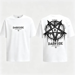 (SOD) เสื้อยืดสีดำขาว เสื้อยืดโอเวอร์ไซส์ สีขาว สีดำ คอกลม สำหรับผู้ชายและผู้หญิง