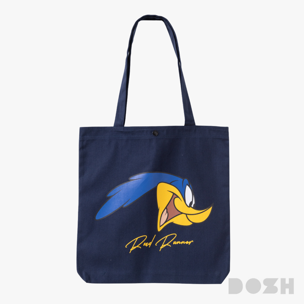 DOSH SHOPPING BAG LOONEY TUNES กระเป๋าผ้าแคนวาส DLTACB1004-NV1