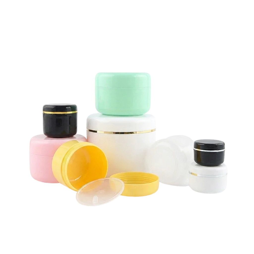 PACPAC กระปุกครีมพลาสติกฝาขาว 10g-500g กระปุกใส่ครีม สกินแคร์ เครื่องสำอาง CG6