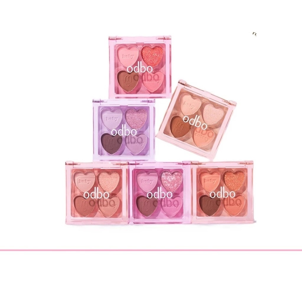 ODBO Baby Cutesy Palette (OD2035) โอดีบีโอ เบบี้ คิ้วท์ซี่ พาเลท อายแชโดว์