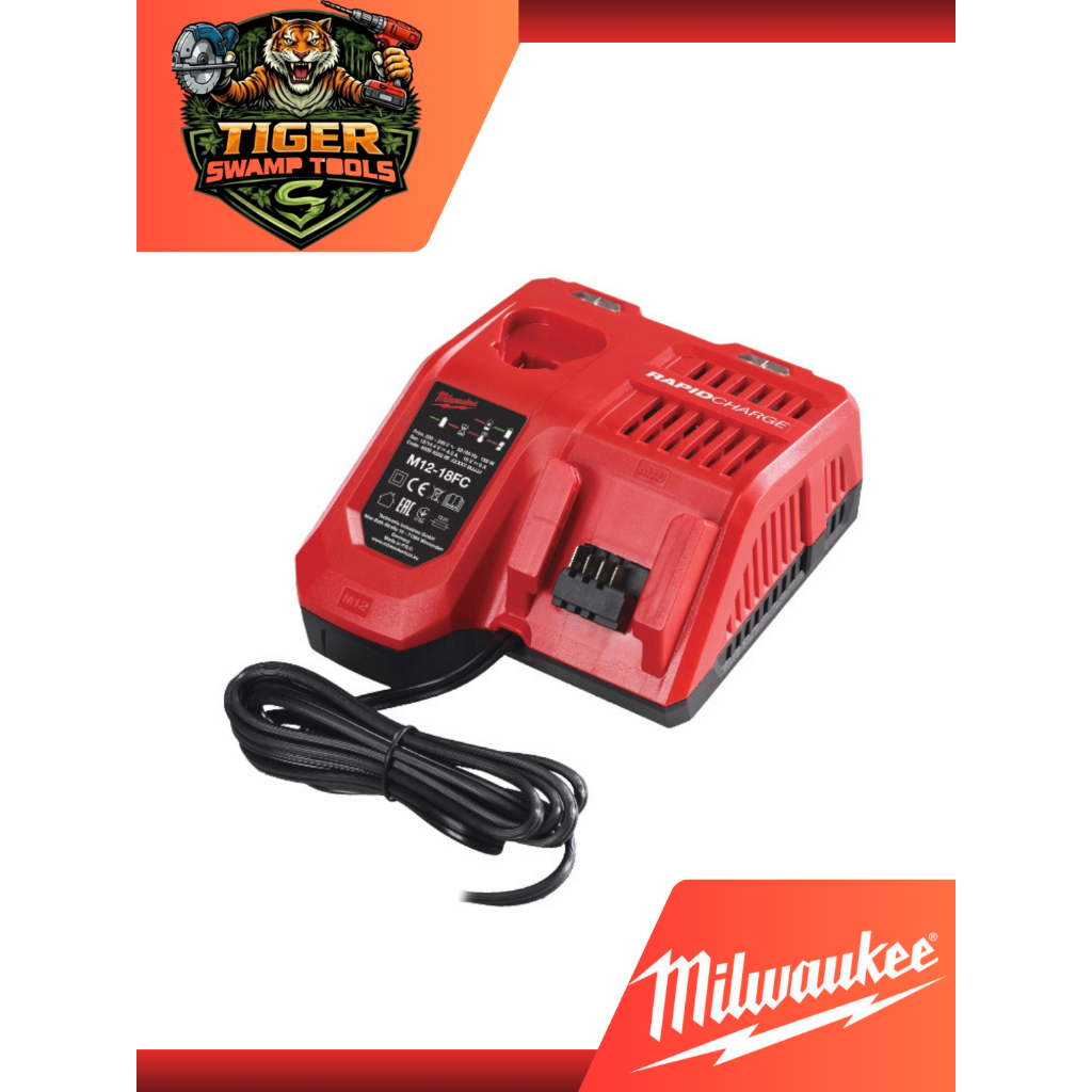 Milwaukee แท่นชาร์จเร็ว M18 Charger Milwaukee M12-18FC