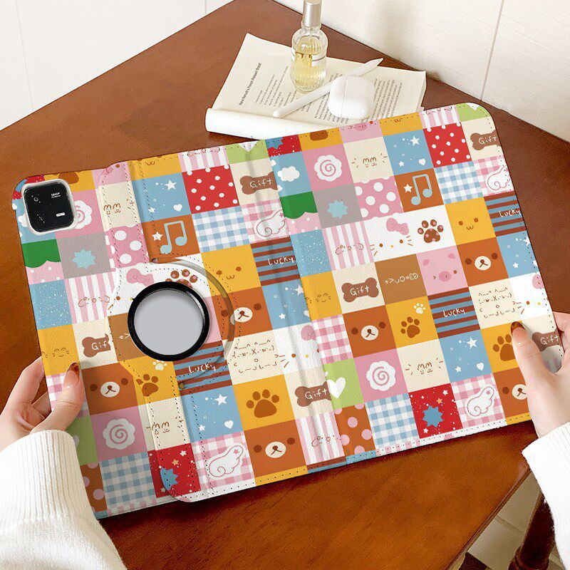 จัดส่งจากกรุงเทพฯ เคสipad การหมุน 360 องศา Rilakkuma Gen12 Air7 11 น่ารัก เคสไอแพด Pro12.9 Air6 13