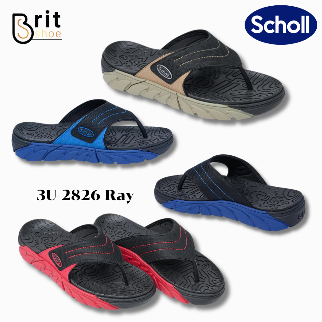 3U-2862 RAY รองเท้าschollเหมาะสำหรับผู้หญิงและผู้ชาย ยูนิเซ็กส์ สินค้าใหม่แบรนด์สกอลล์