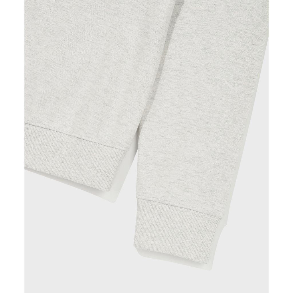 WACKY WILLY เสื้อแขนยาวรุ่น Women'S Collar Half Button-Up Sweatshirt Oatmeal (80043SCHSWW_U6GRXX) — صورة 6