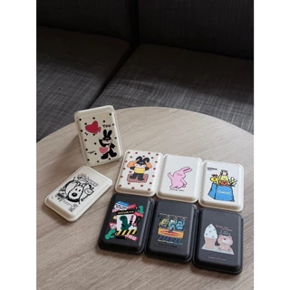 Oxygendog Wallet Magnetic สกีนลาย DD ซองใส่บัตรแบบหนัง ตั้งพับเก็บได้ สำหรับเคสมือถือที่เป็นแม่เหล็ก