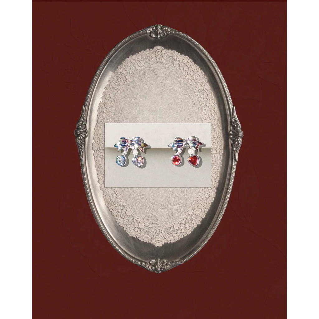 More Than Piercing: MP16 Cherry Bowie *waterproof* (Ms.Berry Collection) (1 pc) จิวหู/ต่างหู