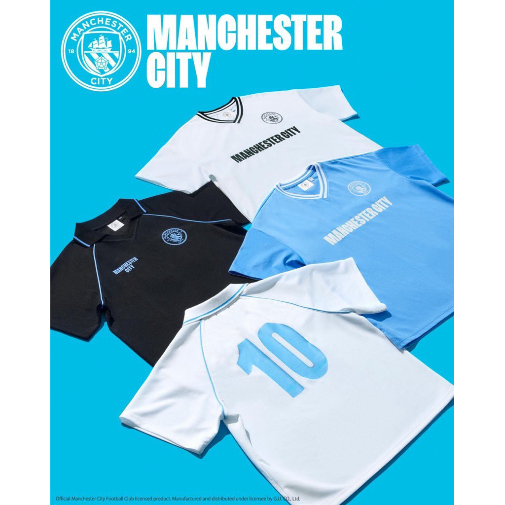 🛒 พรีออเดอร์ (ผู้ใหญ่) GU Manchester City Football Club Jersey Tshirt