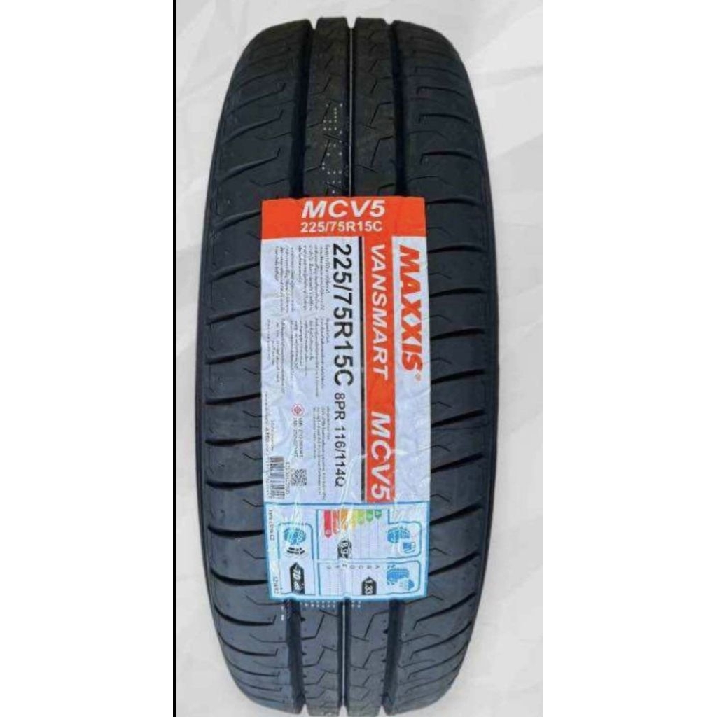 ยางMAXXIS  225/75R15 รุ่น VANSMART MCV5 ปี 25 ต่อเส้น (แถมฟรีจุ๊บลมยาง)