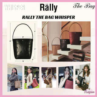 🧧(สินค้าพร้อมส่ง)✅แท้ Rally The Bag Mini Whisper💯Rally Movement Official กระเป๋า Bucket Bag กระเป๋าโท้ กระเป๋าหนัง Rally