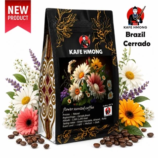 เมล็ดกาแฟคั่้ว บราซิล Brazil Cerrado /กลมกล่อมมีกลิ่นหอมที่เป็นเอกลักษณ์