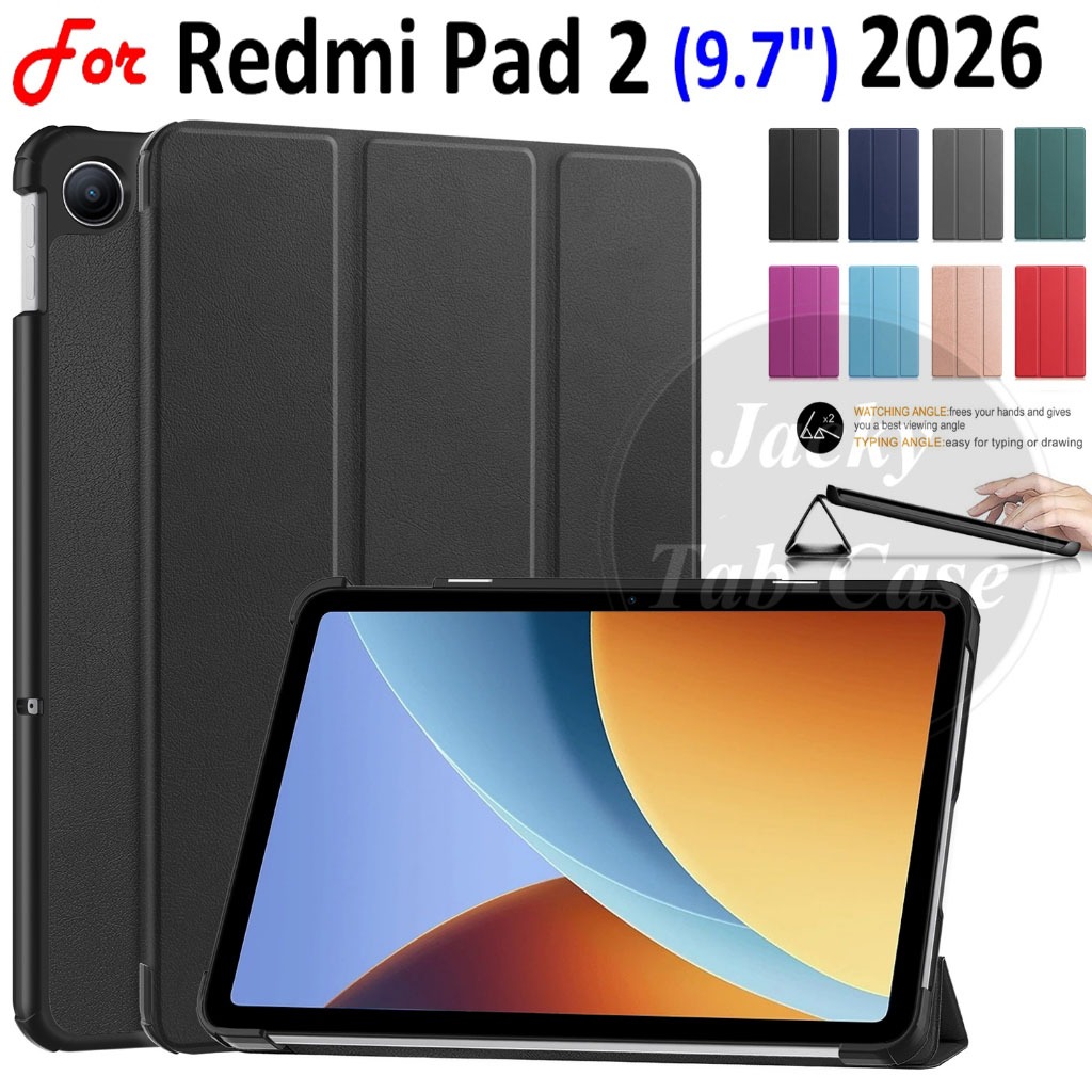 012.เคส สำหรับ Redmi Pad 2 9.7 2026 Redmi Pad 2 11 2025 Redmi Pad SE 8.7 11 pad 6s pro 12.4 pad pro 12.1 มีช่องใส่ปากกา