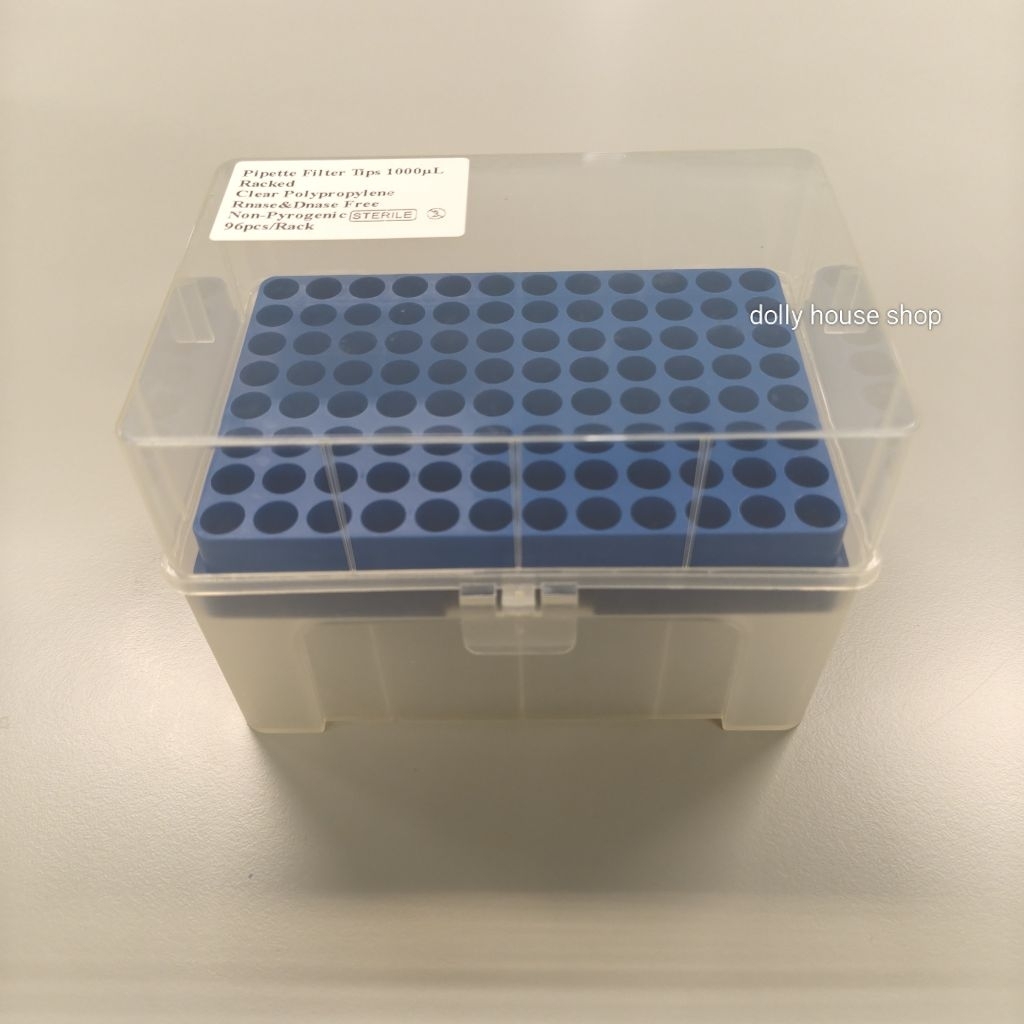 กล่องใส่ทิป กล่องทิปเปล่า pipette tips box 96 well