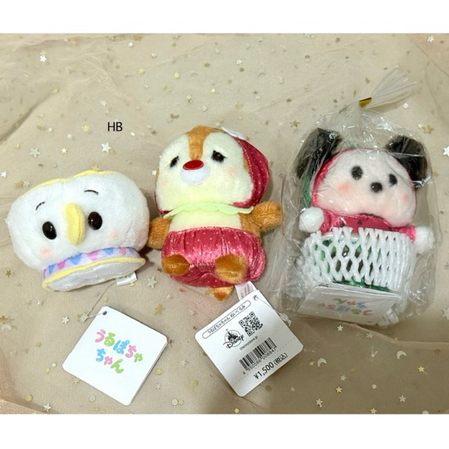 ❤️พร้อมส่ง🇹🇭 ตุ๊กตาจากคอลเลกชัน Disney Urupocha-chan 🎌( Disney Store Japan แท้💯% )
