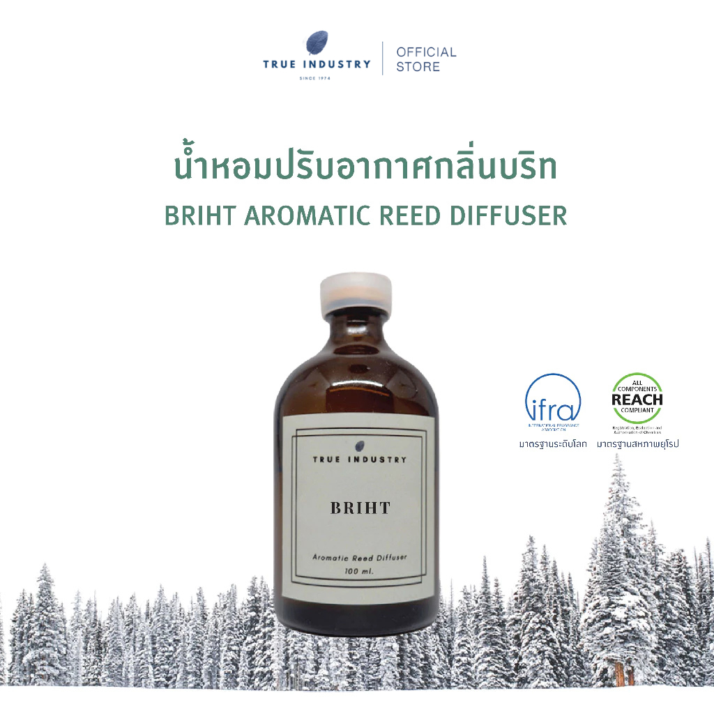 น้ำหอมปรับอากาศ กลิ่นบริท (Brith Aromatic Reed Diffuser) แถมฟรี ไม้หวาย 8 ก้าน