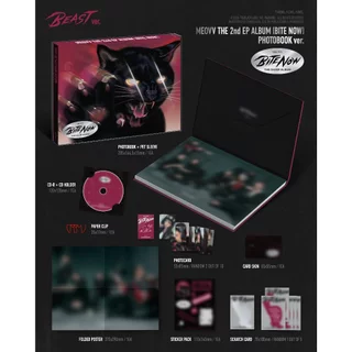 [PRE] MEOVV 🐈‍⬛ อัลบั้ม THE 2nd EP ALBUM [BITE NOW] 🖤 KITTY / PHOTOBOOK / MEOVV ver.