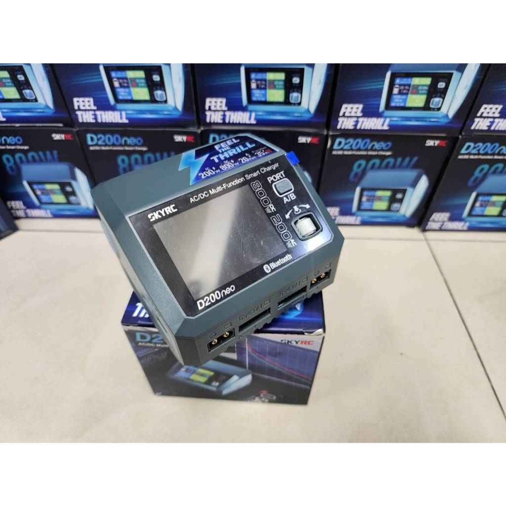 SkyRC D200neo เครื่องชาร์จอัจฉริยะรุ่นอัปเกรดที่ทรงพลัง ดีไซน์ที่เล็กลงแต่ให้กำลังไฟสูงขึ้น