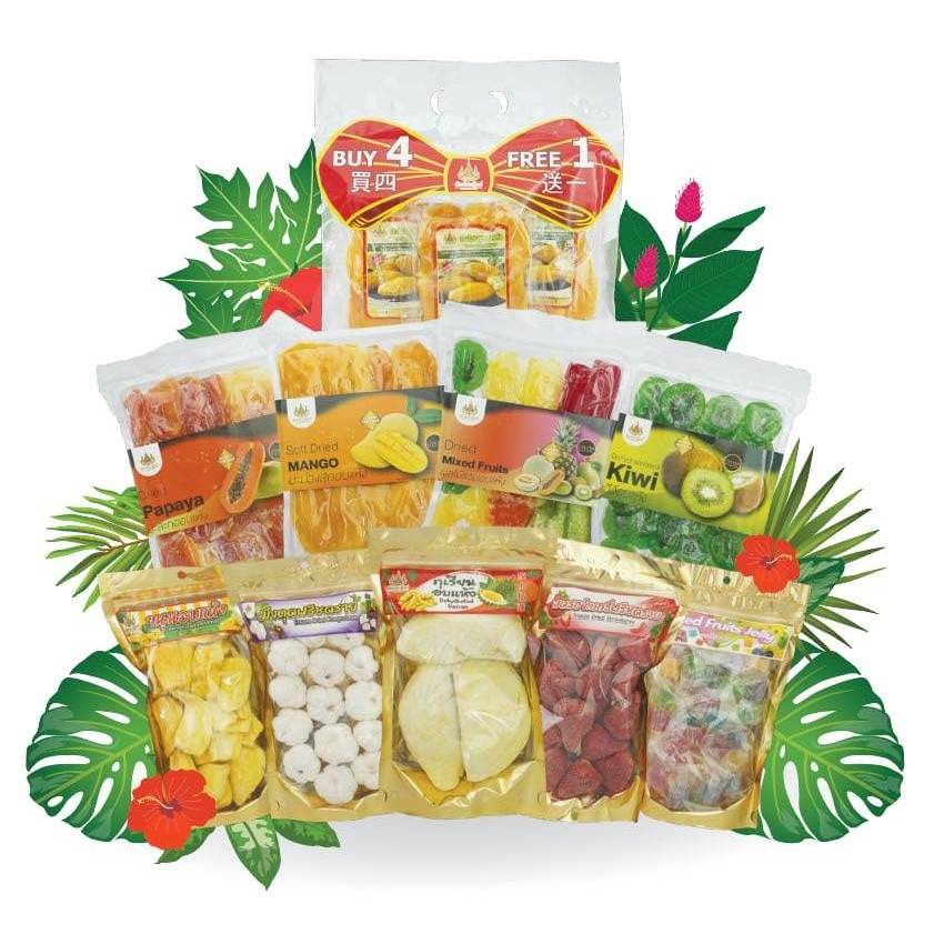 ผลไม้ฟรีซดราย (Freeze Dried)/ผลไม้อบแห้ง รวมความอร่อยไว้ที่เดียว