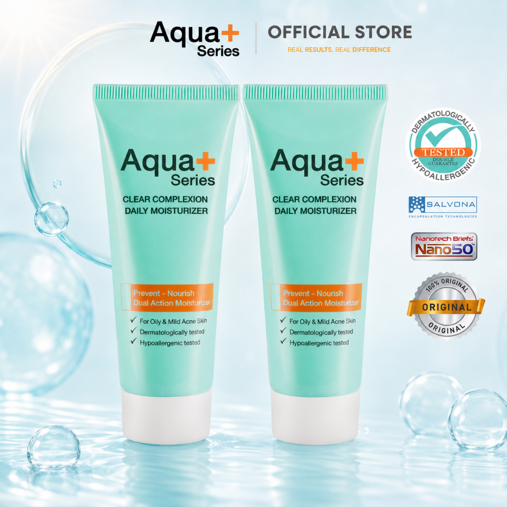 Aqua+ Series Clear Complexion Daily Moisturizer (2 pcs.) มอยซ์เจอร์ไรเซอร์ (2 หลอด)
